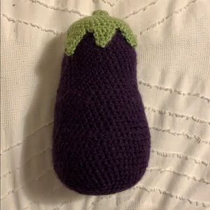 Crochet eggplant
